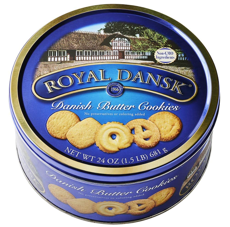 로얄단스크 Royal Dansk Non-GMO 대니시 (덴마크) 버터쿠키 Tin 681g