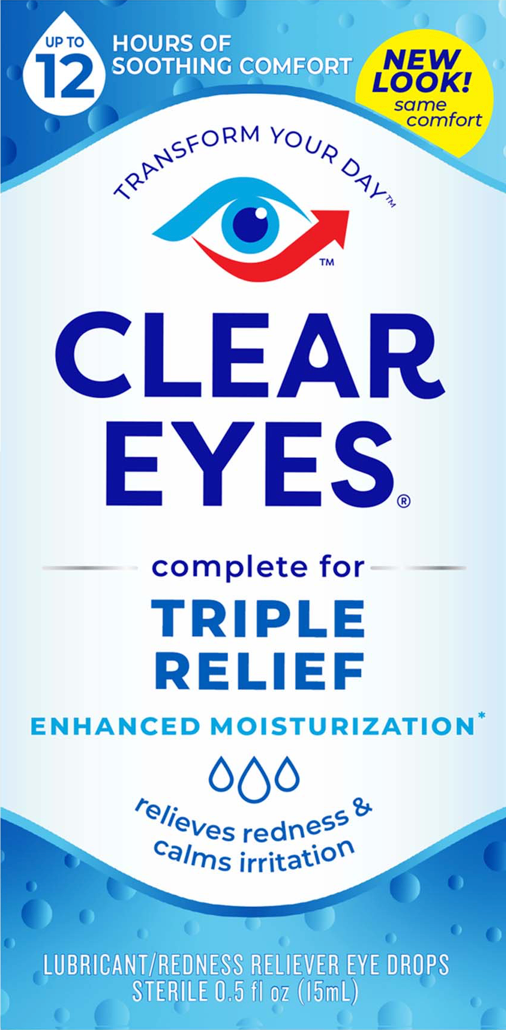 클리어아이즈 Clear Eyes 컴플릿 트리플 릴리프 (충혈완화 & 진정) 점안액 15ml