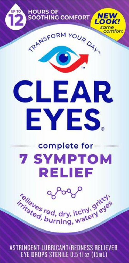 클리어아이즈 Clear Eyes 컴플릿 7증상 완화 점안액 15ml
