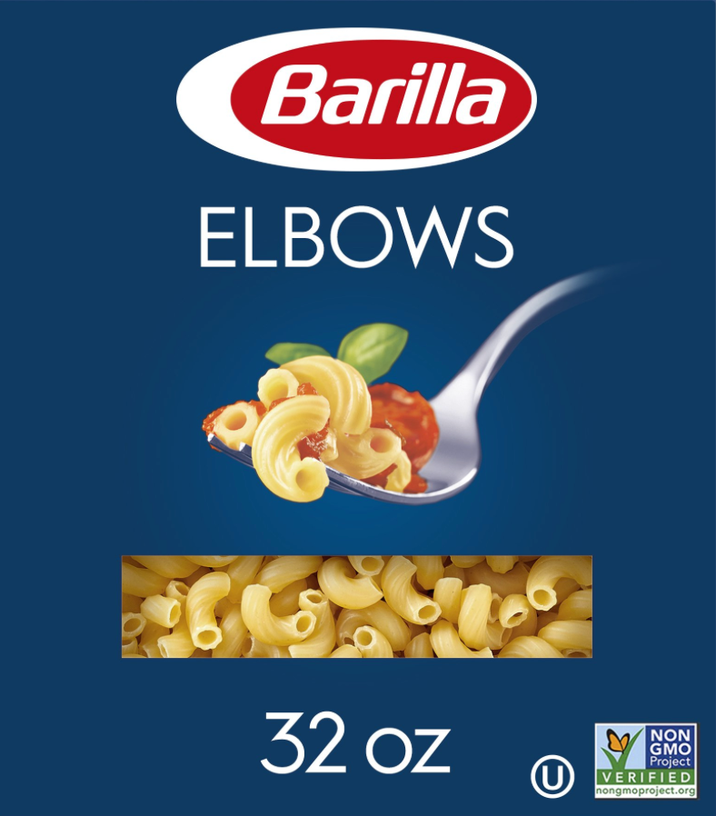 바릴라 Barilla Non-GMO 엘보 마카로니 908g