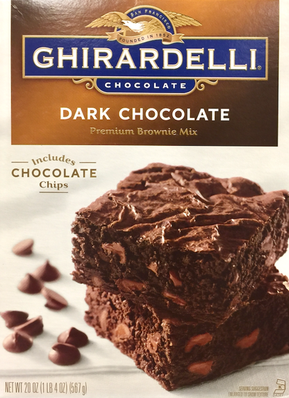 기라델리 Ghirardelli 다크초콜렛 브라우니 믹스 567g