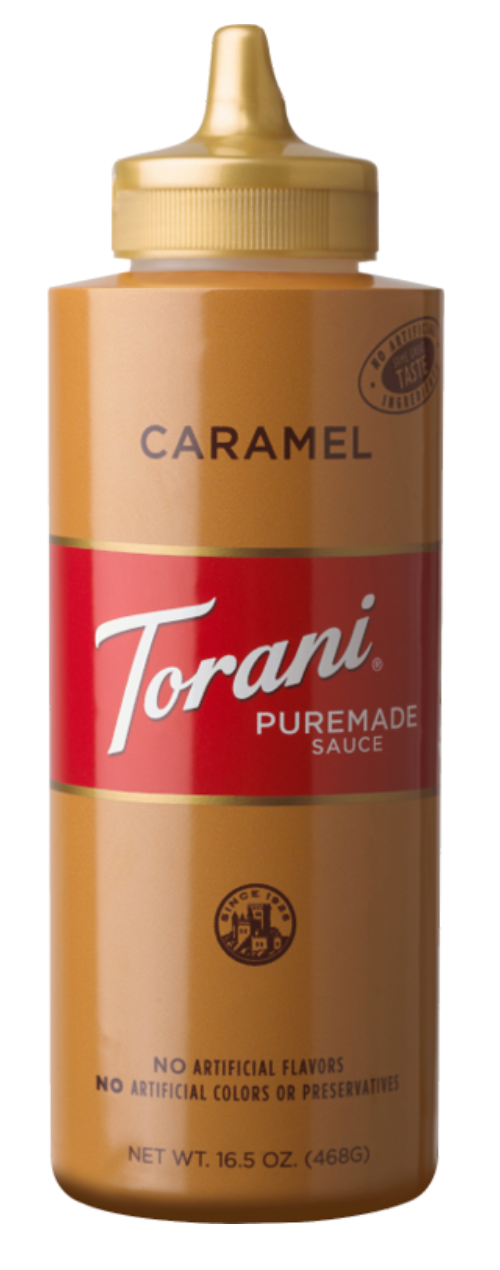 토라니 Torani GMO-프리 카라멜 커피 & 디저트 토핑 소스 468g