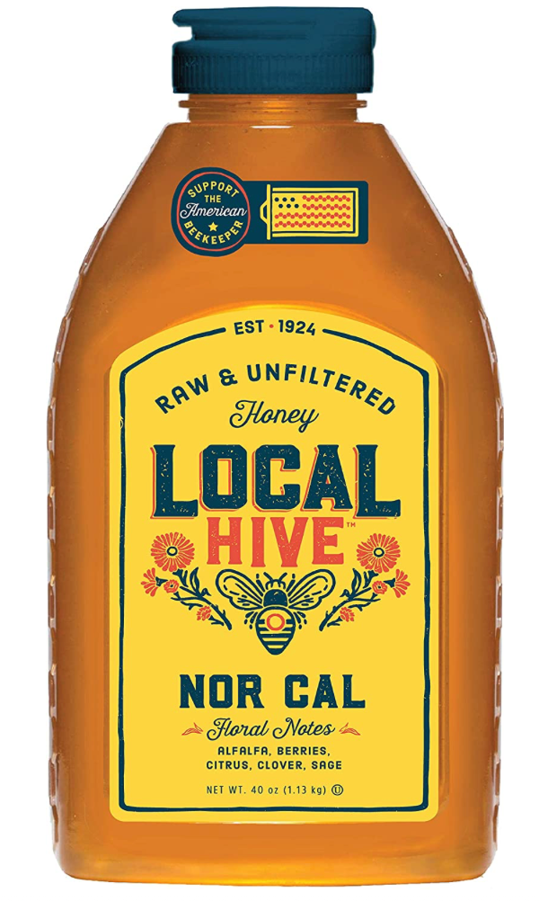 로컬하이브 Local Hive 살충제/항생제-프리 노스 캘리포니아 생 꿀 1.13kg *북캘리포니아*