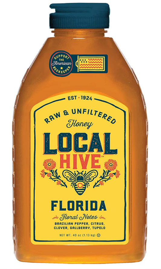 로컬하이브 Local Hive 살충제/항생제-프리 플로리다 생 꿀 1.13kg