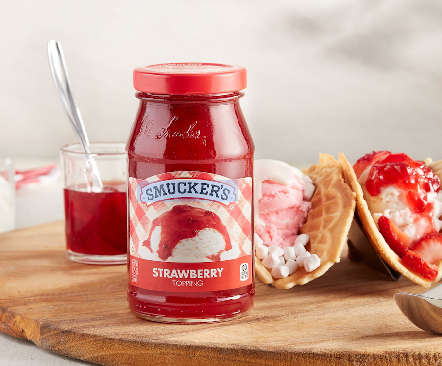 스머커 Smucker's 스트로베리 토핑 333g