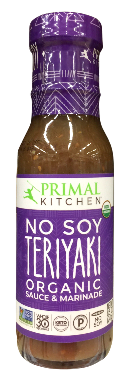 프리멀키친 Primal Kitchen 유기농/Non-GMO 슈가/글루텐-프리 테리야키 소스 240g [케토인증]