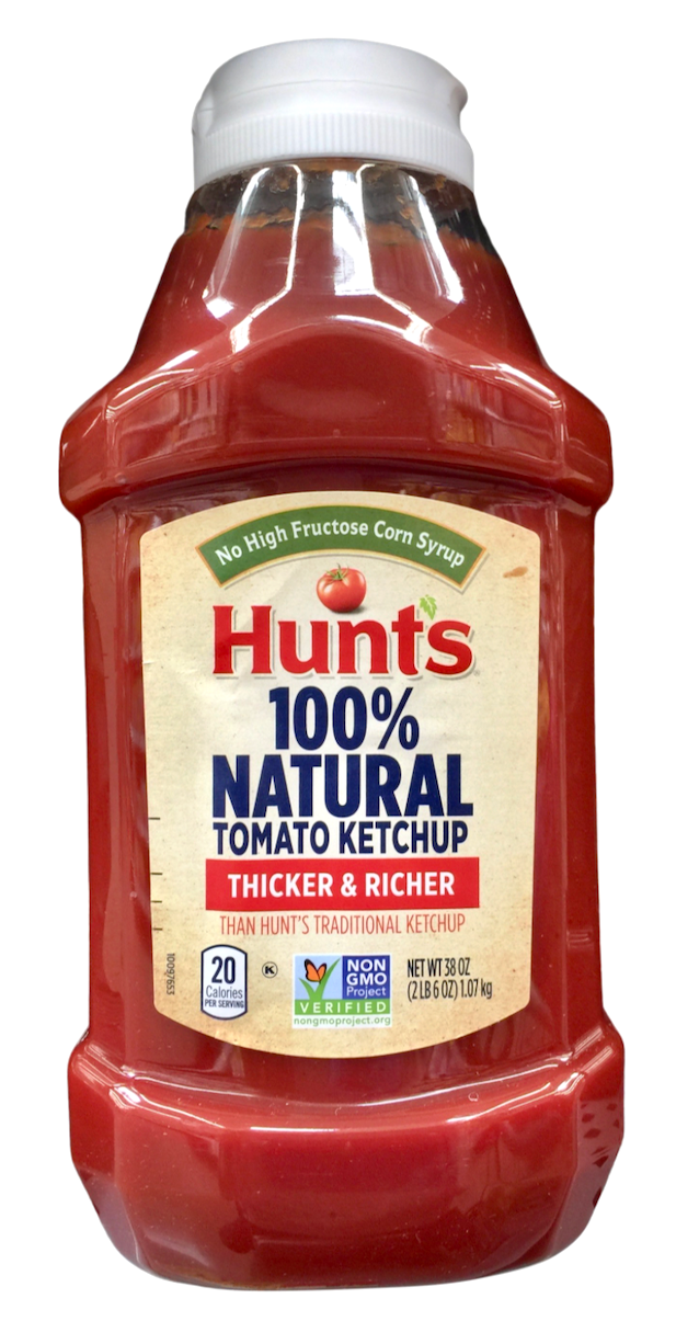 헌츠 Hunts Non-GMO 100% 내추럴 케첩 1.07kg