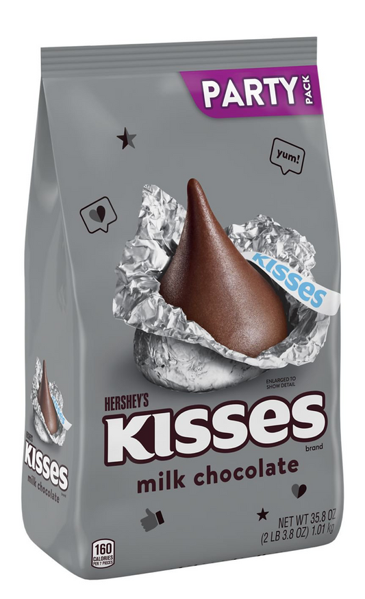 허쉬 Hershey's 키세스 글루텐-프리 밀크 초콜렛 파티팩 1.01kg