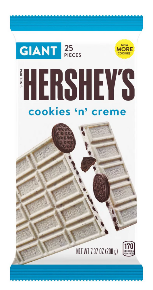 허쉬 Hershey's 쿠키 & 크림 화이트 초콜렛 208g 2개 (416g)