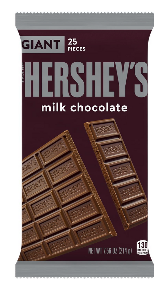 허쉬 Hershey's 밀크 초콜렛바 214g 2개 (428g)