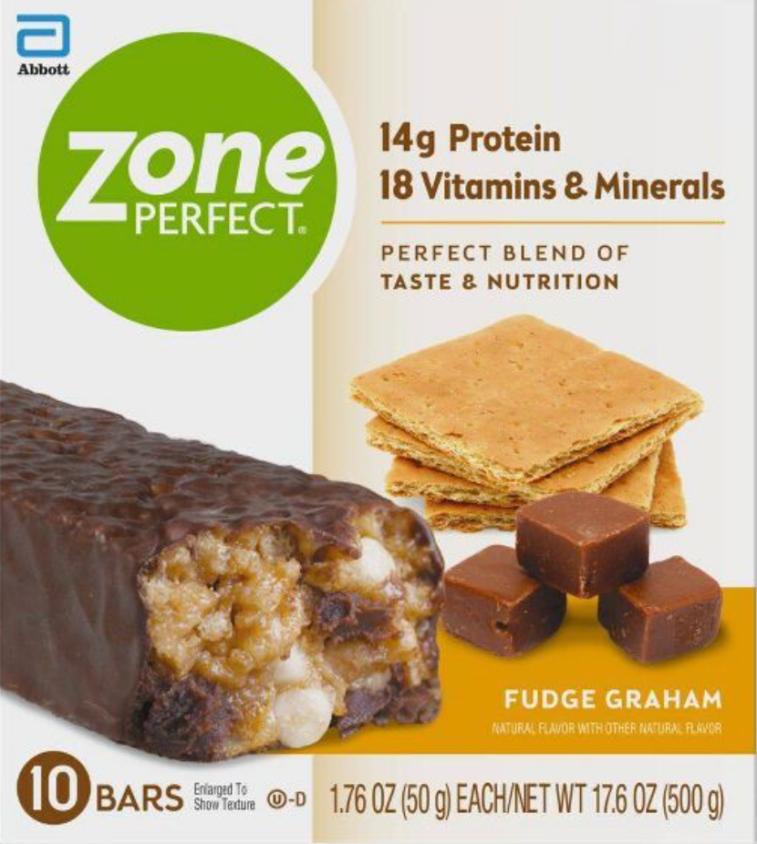 애보트 Abbott 존퍼펙트 퍼지 그래함 단백질바 10ct (500g)