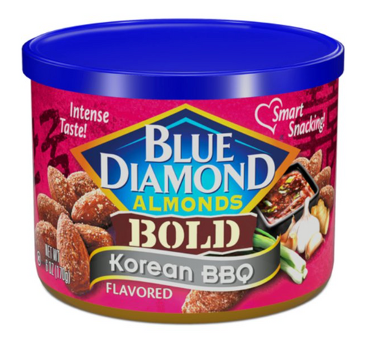 블루다이아몬드 Blue Diamond 코리안 BBQ (불고기맛) 아몬드 170g 🌶
