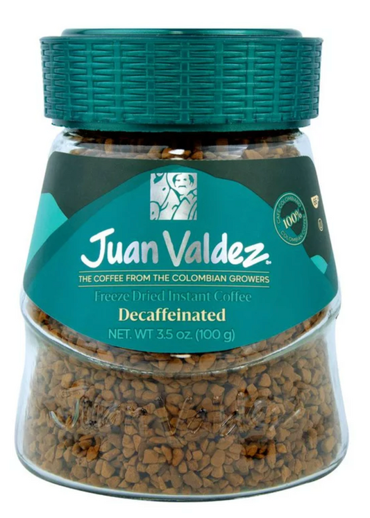 후안발데즈 Juan Valdez 디카페인 100% 콜럼비안 인스턴트 커피 100g