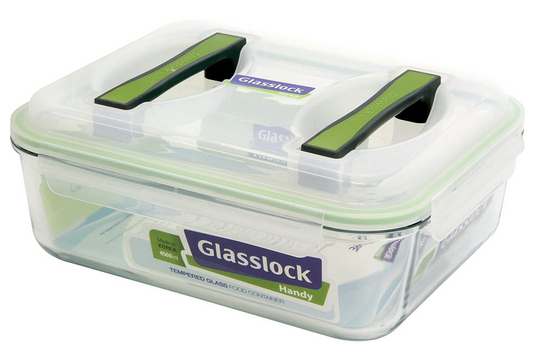 글래스락 Glasslock BPA-프리 밀폐 유리용기 사각 4.5L
