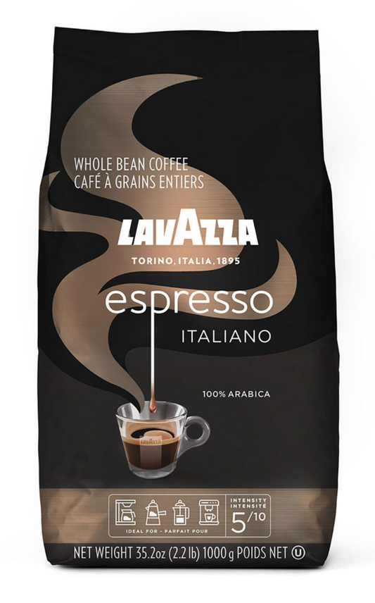 라바짜 Lavazza GMO-프리 에스프레소 이탈리안 로스트 커피 원두 1kg