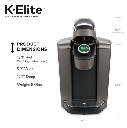 큐리그 Keurig K-엘리트 커피 머신 Brushed Slate