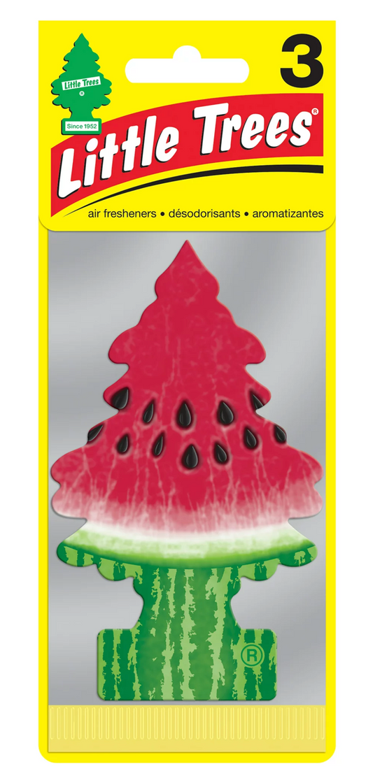리틀트리스 Little Trees 프탈레이트-프리 자동차 방향제 Watermelon 3매 *Since 1952*