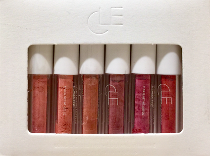 CLE 파라벤/프탈레이트-프리 3-in-1 멜팅 립 파우더 트래블 사이즈 6종