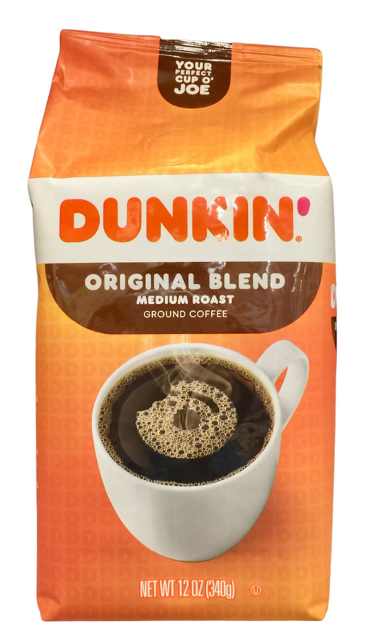 던킨 Dunkin 오리지널 블렌드 미디엄 로스트 분쇄 커피 340g