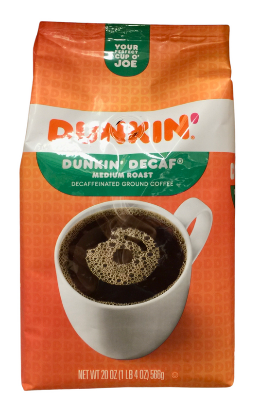던킨 Dunkin 오리지널 블렌드 미디엄 로스트 디카페인 분쇄 커피 566g