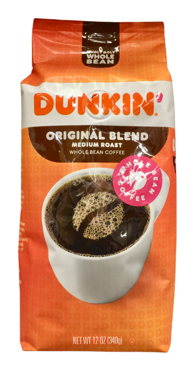 던킨 Dunkin 오리지널 블렌드 미디엄 로스트 홀빈 커피 340g *커피콩*