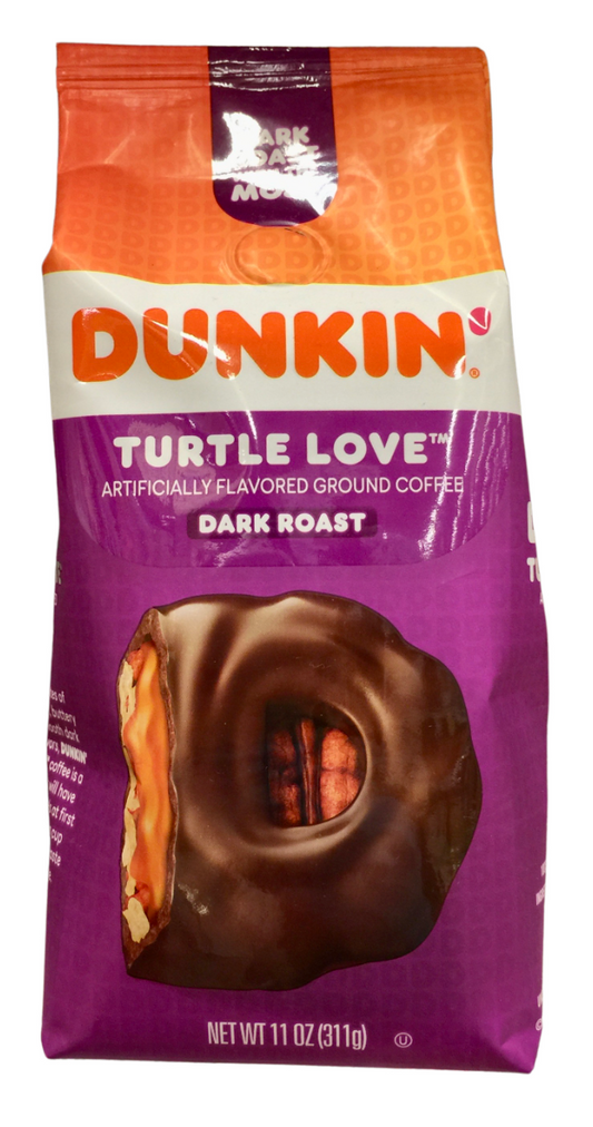 던킨 Dunkin 터틀 러브 다크 로스트 분쇄 커피 311g *카라멜 피칸 다크초콜렛*