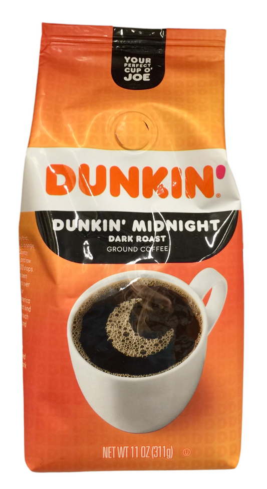 던킨 Dunkin 미드나이트 다크 로스트 분쇄 커피 311g