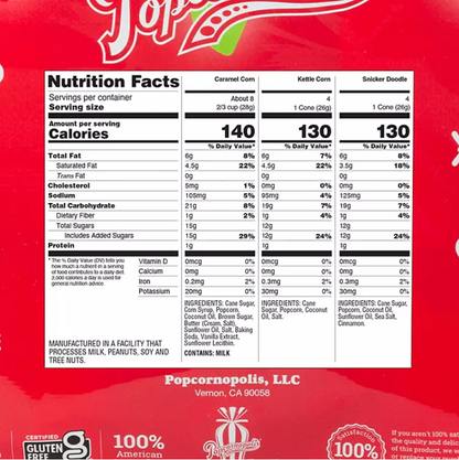 팝코노폴리스 홀리데이 팝콘 기프트팩 12개 (453g)