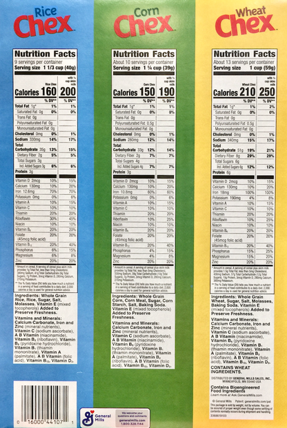 제너럴 밀즈 General Mills 첵스 시리얼 3가지맛 1.5kg