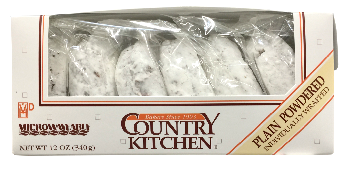 컨트리키친 Country Kitchen 플레인 파우더 도넛 6pc (340g)