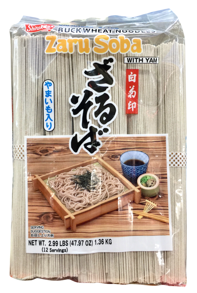 시라키쿠 Shirakiku 일본 자루 소바 (메밀 국수) 1.36kg *Product of Japan*