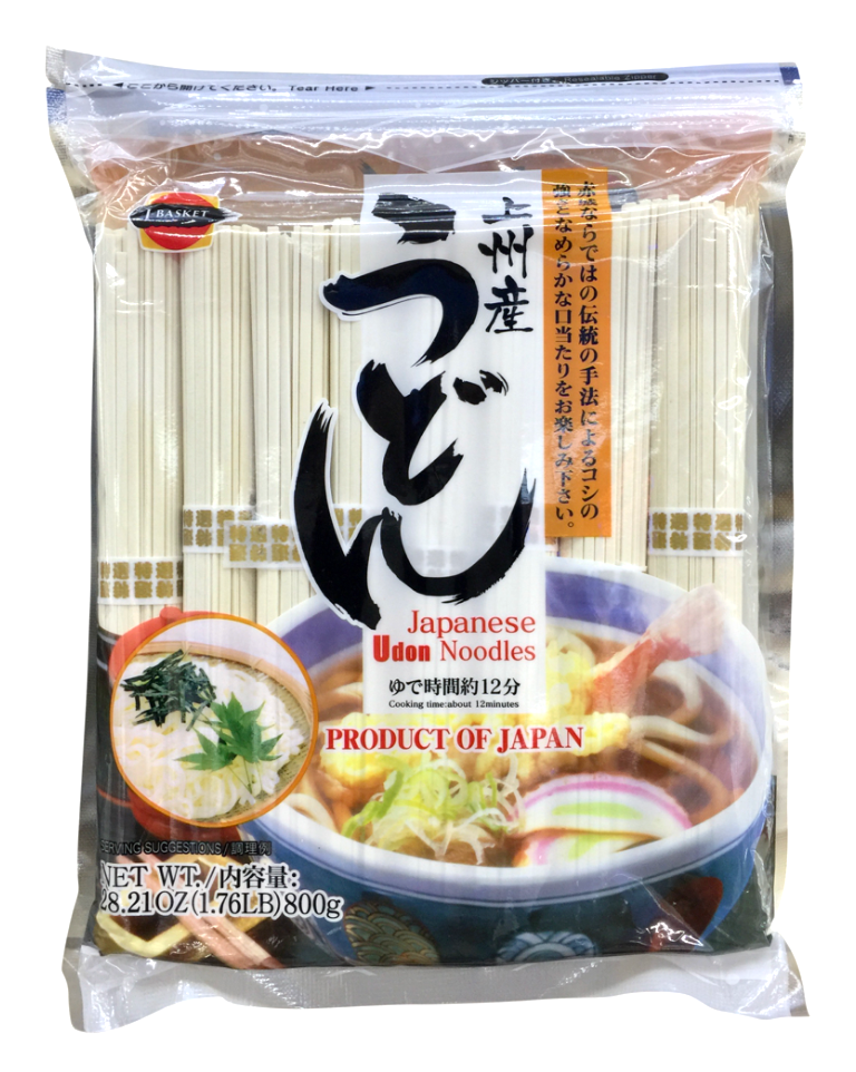 제이바스켓 J-Basket 우동 국수 800g 3ct (2.4kg) *Product of Japan*