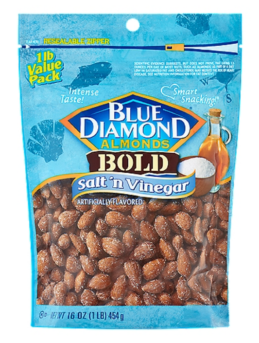 블루다이아몬드 Blue Diamond 솔트 & 비네거 아몬드 454g