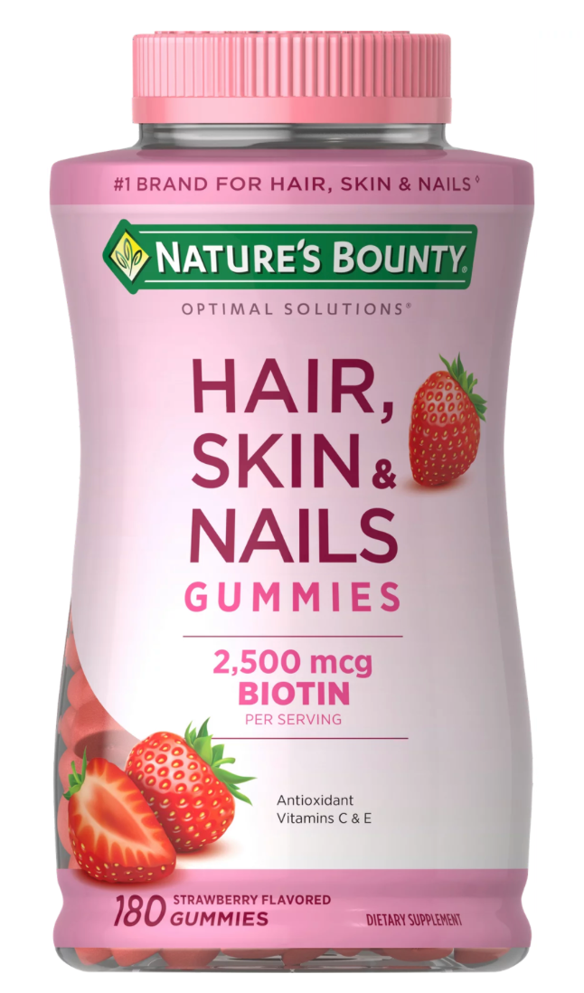 네이처스바운티 Nature's Bounty 헤어스킨네일 비오틴 1250mcg 거미 180정