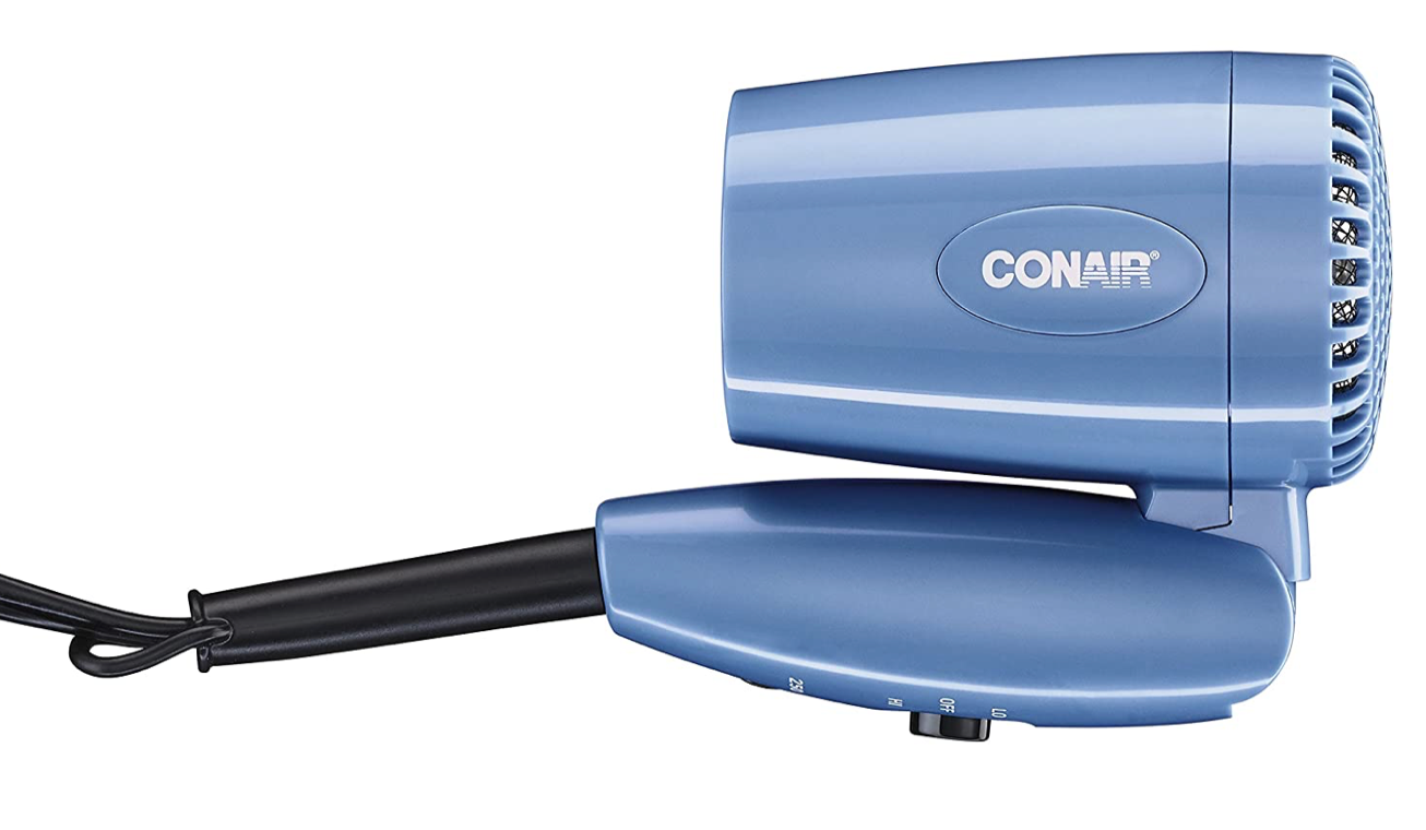 콘에어 Conair 1600W 프리볼트 여행용 접이식 헤어 드라이어