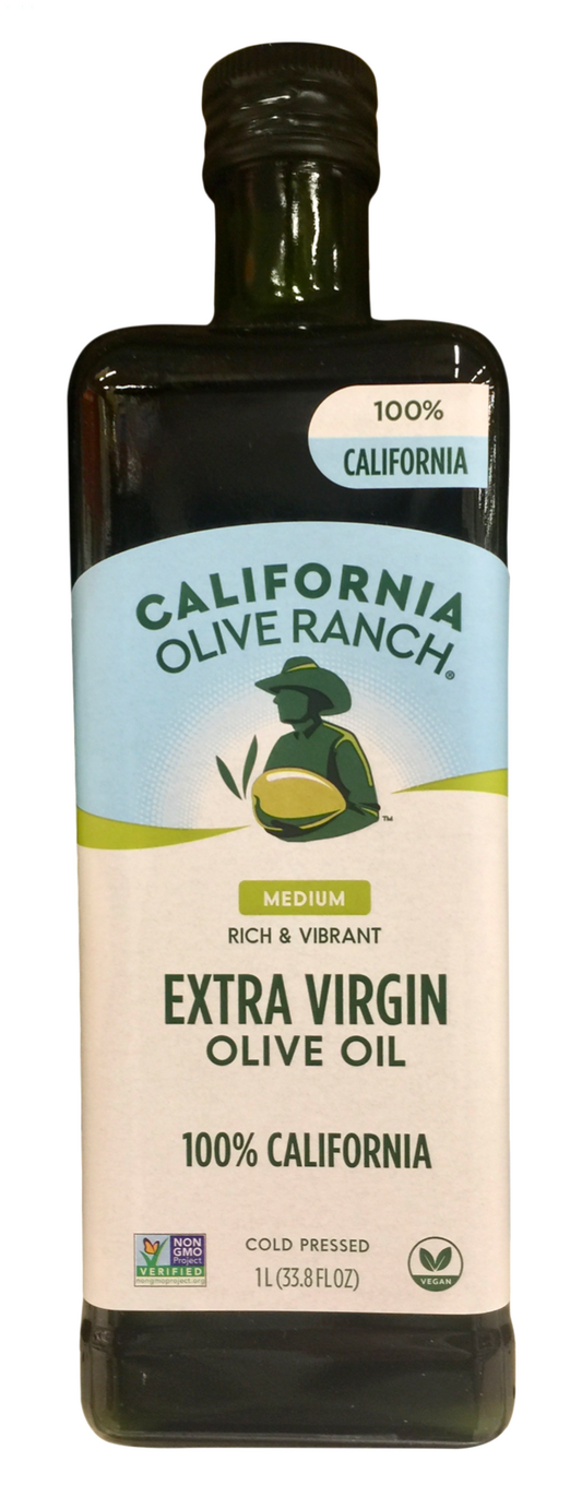 캘리포니아올리브랜치 Non-GMO 100% 캘리포니아 엑스트라 버진 올리브 오일 1L *케토인증*