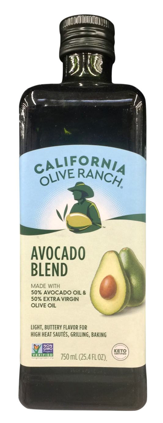 캘리포니아올리브랜치 Non-GMO 아보카도 + 엑스트라버진 올리브 오일 블렌드 750ml *케토인증*