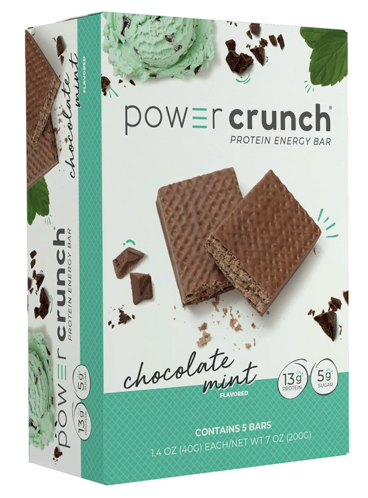 파워크런치 Power Crunch 초콜렛 민트 단백질 에너지바 40g 5ct (200g) *단백질 13g*