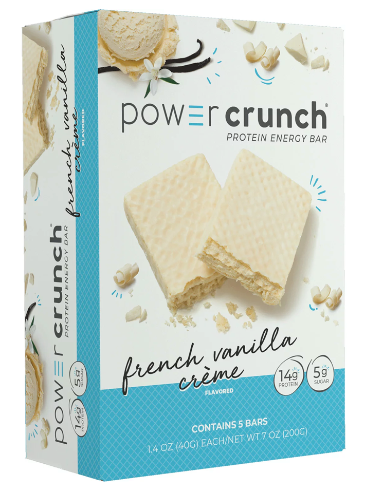 파워크런치 Power Crunch 프렌치 바닐라 크림 단백질 에너지바 40g 5ct (200g) *단백질 14g*