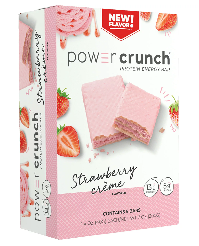 파워크런치 Power Crunch 스트로베리 크림 단백질 에너지바 40g 5ct (200g) *단백질 13g*