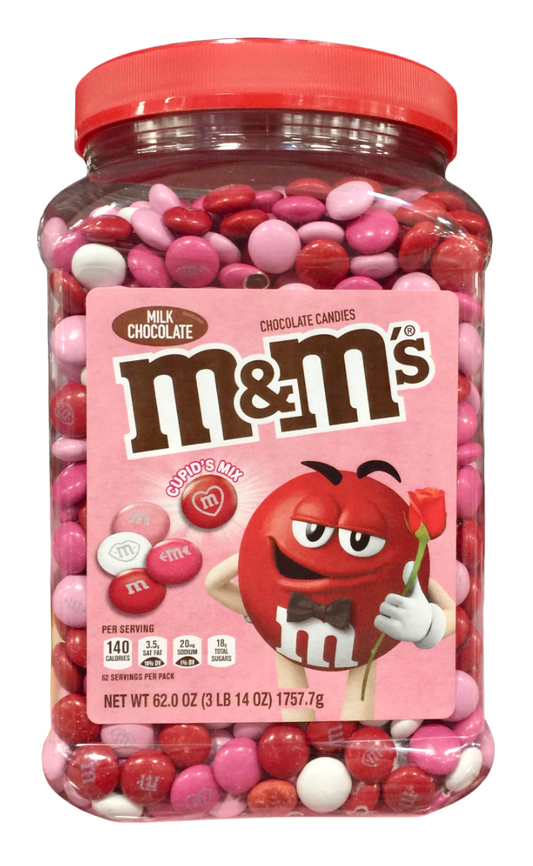 마스 Mars M&M's 밀크초콜렛 엠앤엠 캐니스터 1.75kg *발렌타인 한정판*
