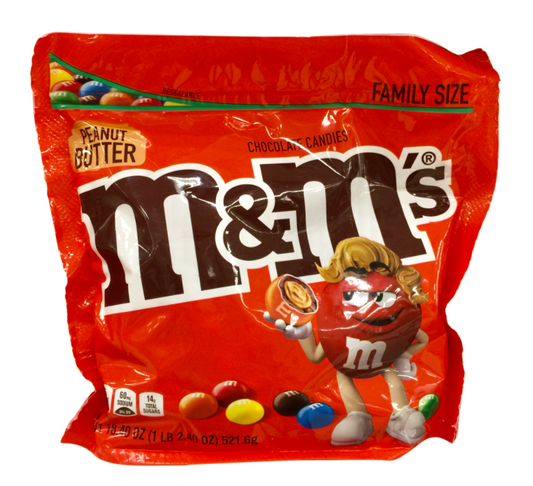 마스 Mars M&M's 땅콩버터 엠앤엠 521g