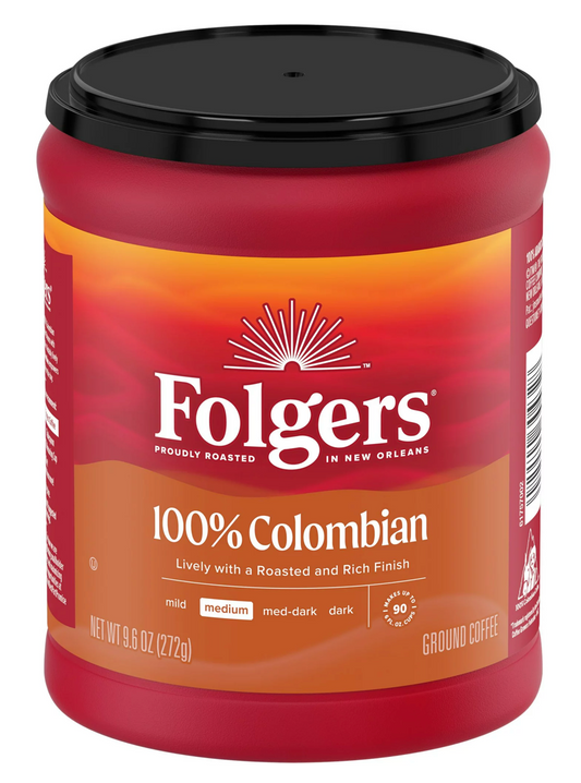 폴저스 Folgers 100% 콜럼비안 분쇄 커피 272g