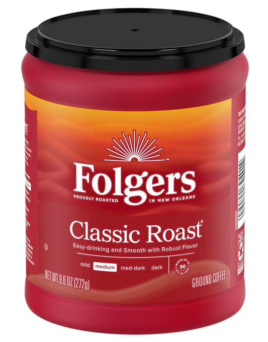 폴저스 Folgers 클래식 로스트 분쇄 커피 272g
