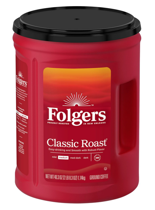 폴저스 Folgers 클래식 로스트 분쇄 커피 1.14kg