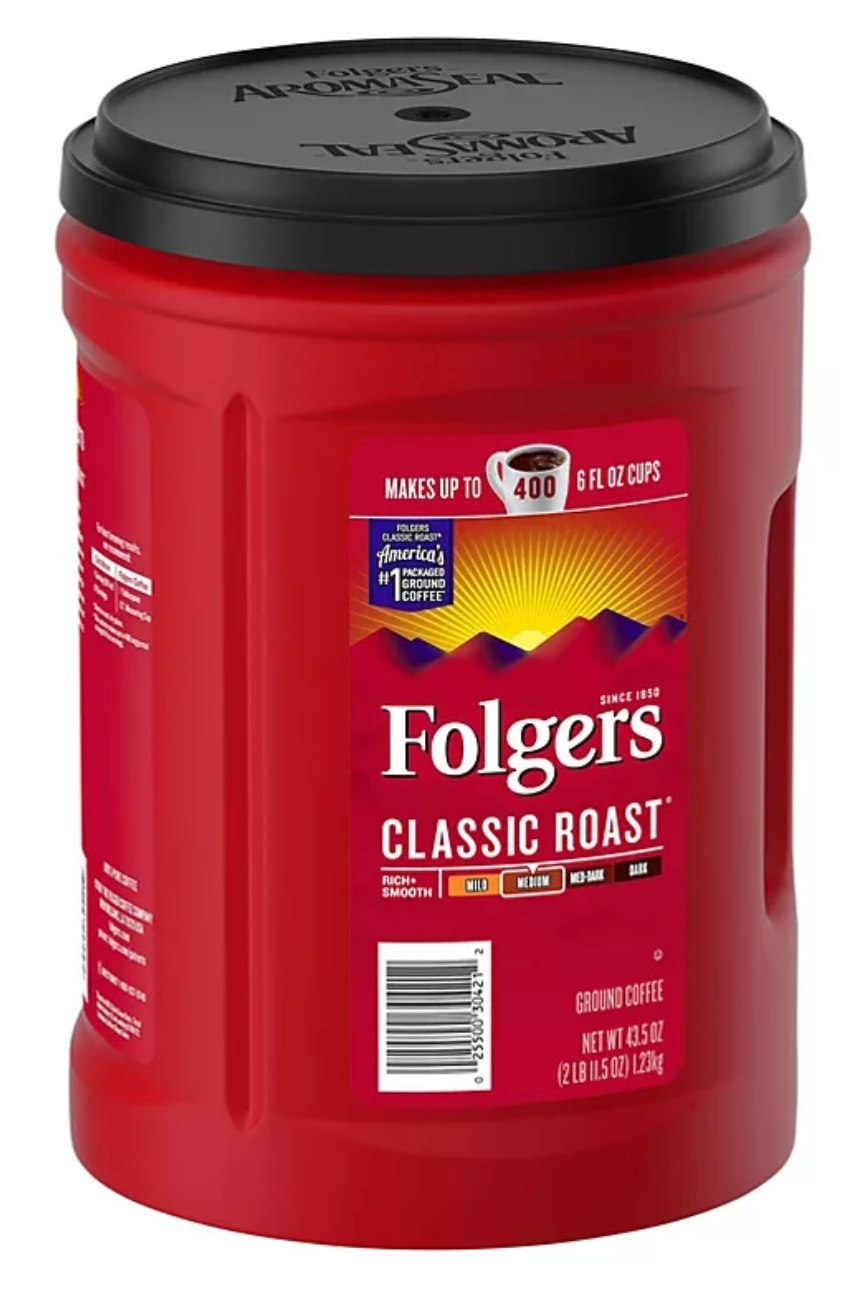 폴저스 Folgers 클래식 로스트 분쇄 커피 1.23kg