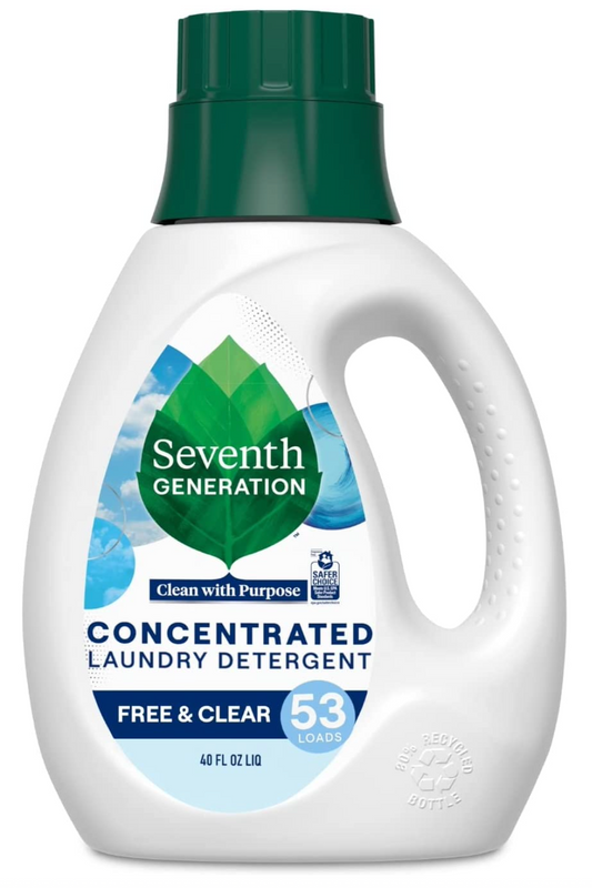 [세이퍼초이스 인증] 세븐스제너레이션 7th Generation 97% 식물성 무향 세탁세제 1.18L