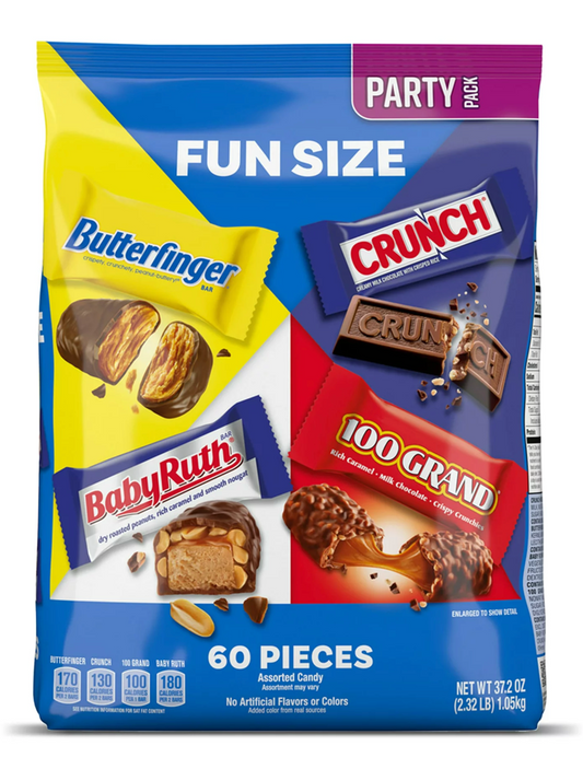 네슬레 Nestle 펀사이즈 초콜렛 4가지맛 파티팩 60pc (1.05kg)