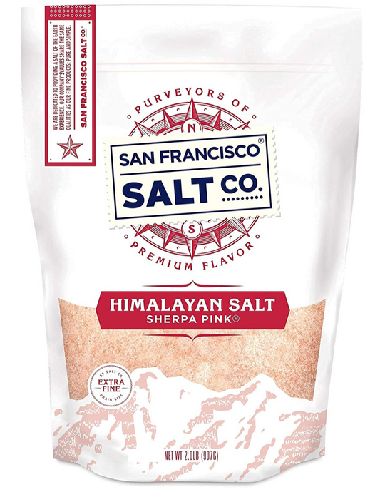샌프란시스솔트 San Francisco Salt Co Non-GMO 히말라얀 핑크 소금 Extra Fine 907g