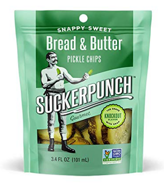 스내피스위트 Snappy Sweet Non-GMO 무색소 브레드&버터 피클 파우치 101ml 12ct (1.21L)